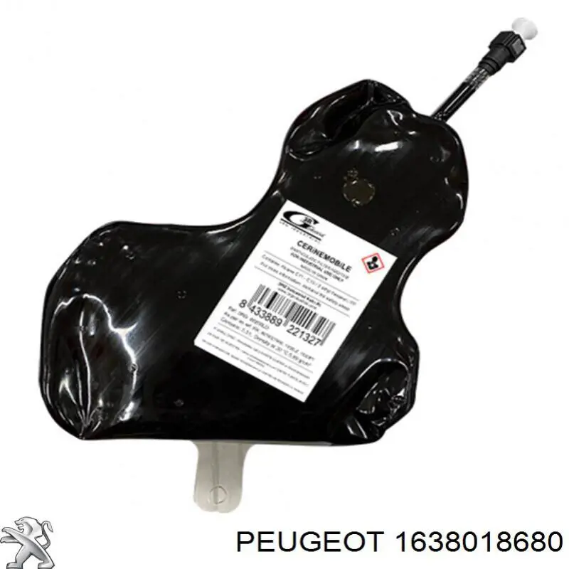 Tanque para os aditivos 1638018680 Peugeot/Citroen