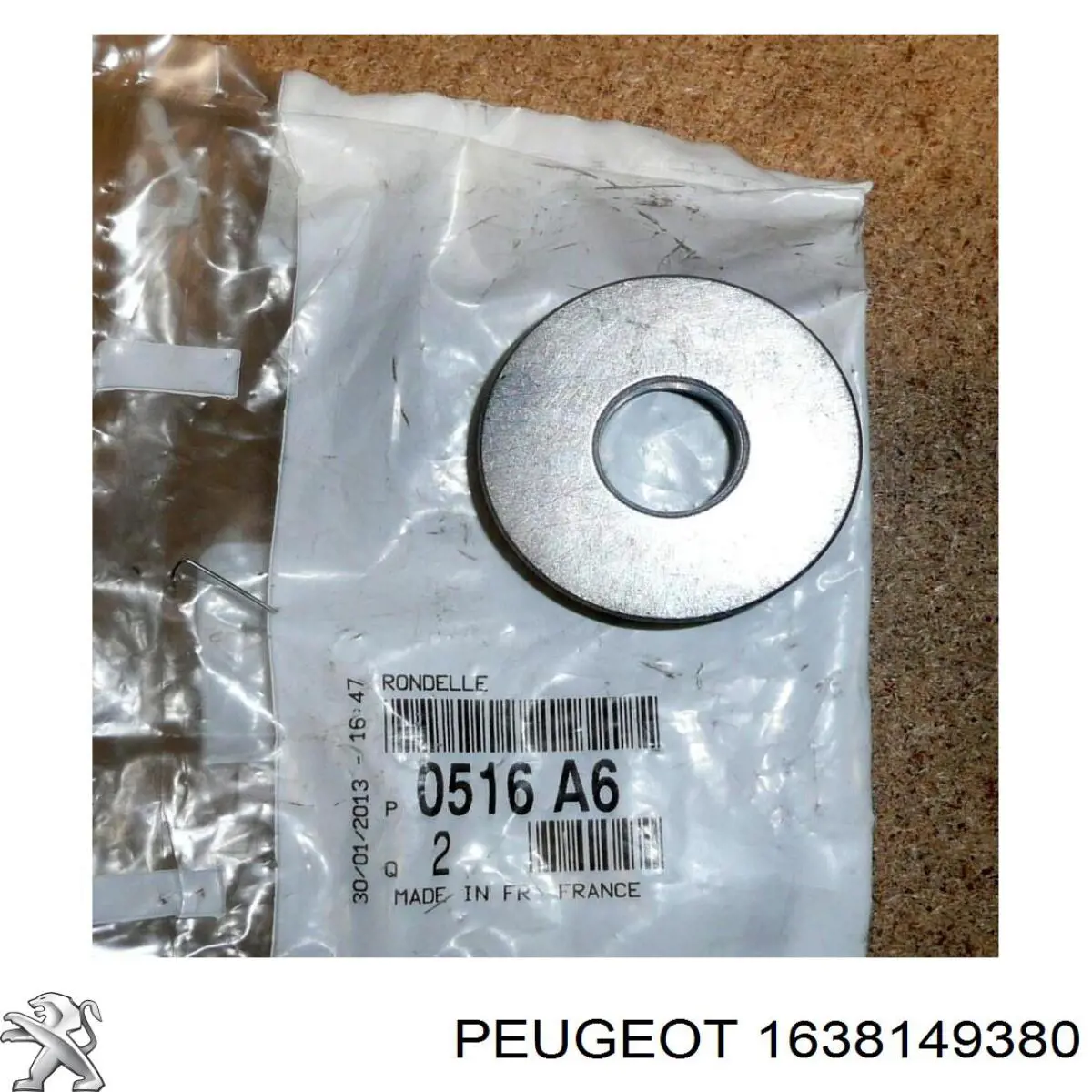 Caixa de filtro de combustível Peugeot/Citroen 1638149380