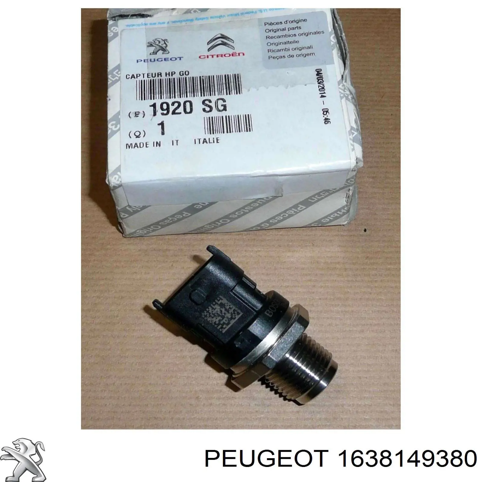 Compre 1638149380 Peugeot/Citroen Caixa de filtro de combustível