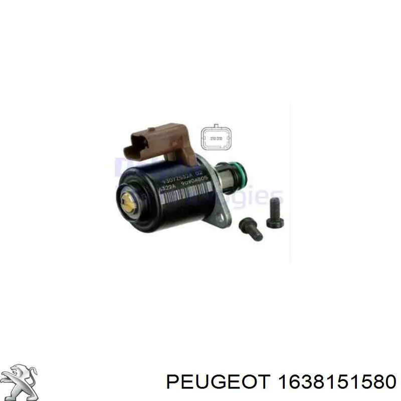 Válvula de regulação de pressão (válvula de redução da Bomba de Combustível de Pressão Alta) Common-Rail-System Peugeot/Citroen 1638151580 preço, a partir de 180,30 USD