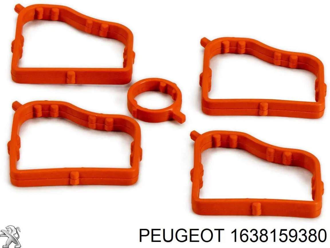 1638159380 Peugeot/Citroen Vedante da tampa de válvulas de motor, kit