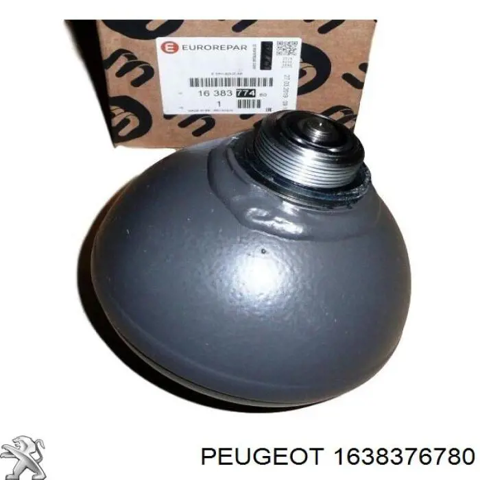 Compre 1638376780 Peugeot/Citroen Acumulador hidráulico traseiro do sistema de amortecimento