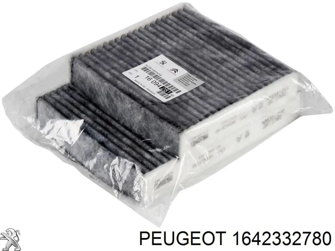Compre 1642332780 Peugeot/Citroen Limpa-pára-brisas do pára-brisas, kit de 2 un.