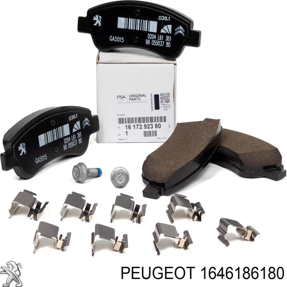 Sapatas do freio dianteiras de disco Peugeot/Citroen 1646186180 preço, a partir de 24,28 USD