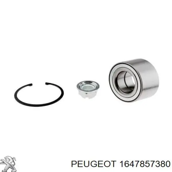 1647857380 Peugeot/Citroen Rolamento de cubo dianteiro