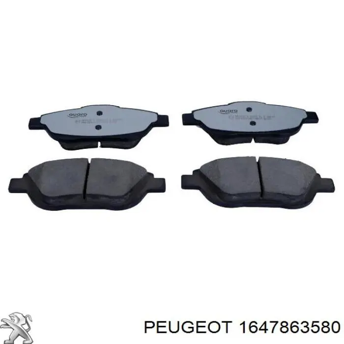 Sapatas do freio dianteiras de disco Peugeot/Citroen 1647863580 preço, a partir de 40,28 USD
