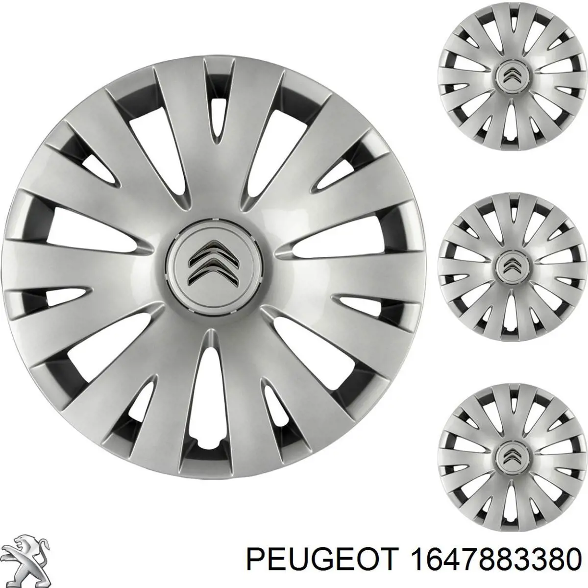 Disco do freio dianteiro 1647883380 Peugeot/Citroen