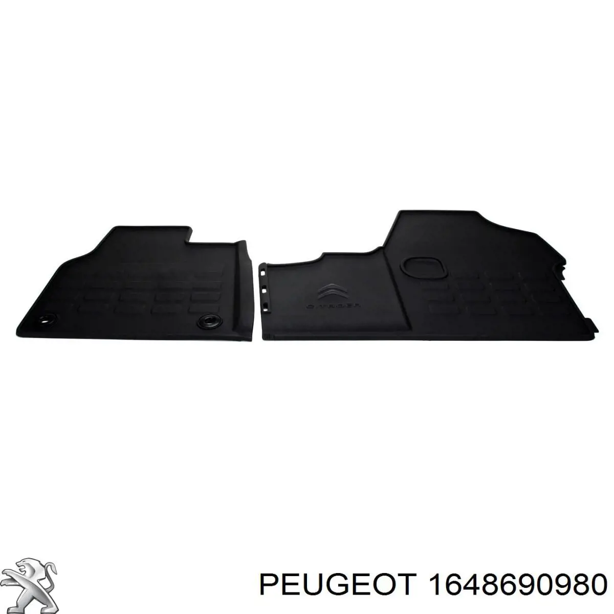 Tapete dianteiro, kit de 2 un. 1648690980 Peugeot/Citroen
