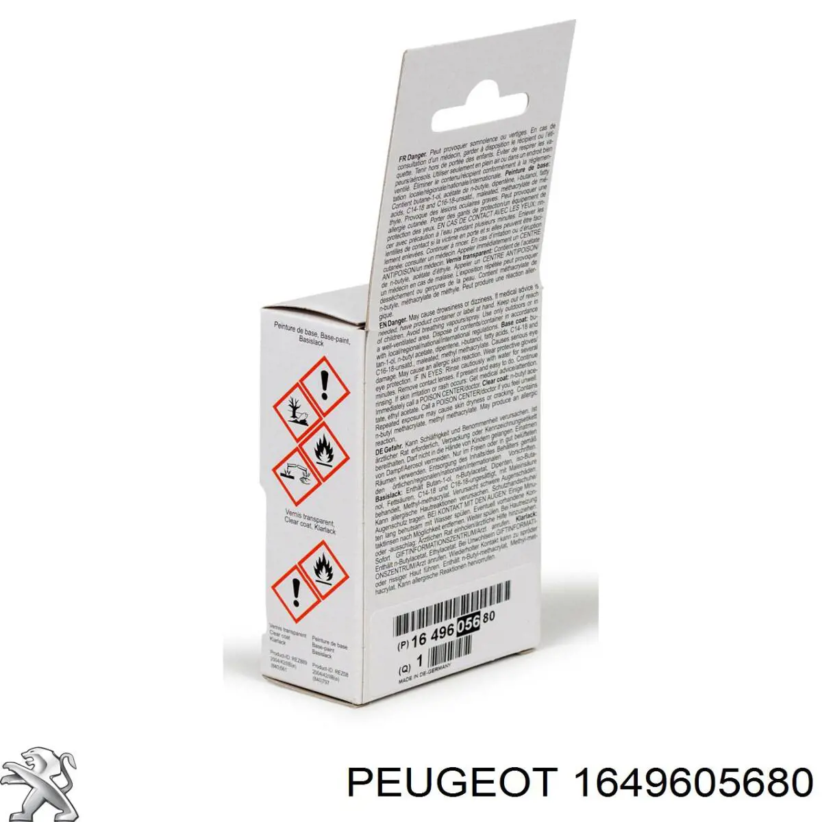 Pintura para os discos Peugeot/Citroen 1649605680 preço, a partir de 30,90 USD