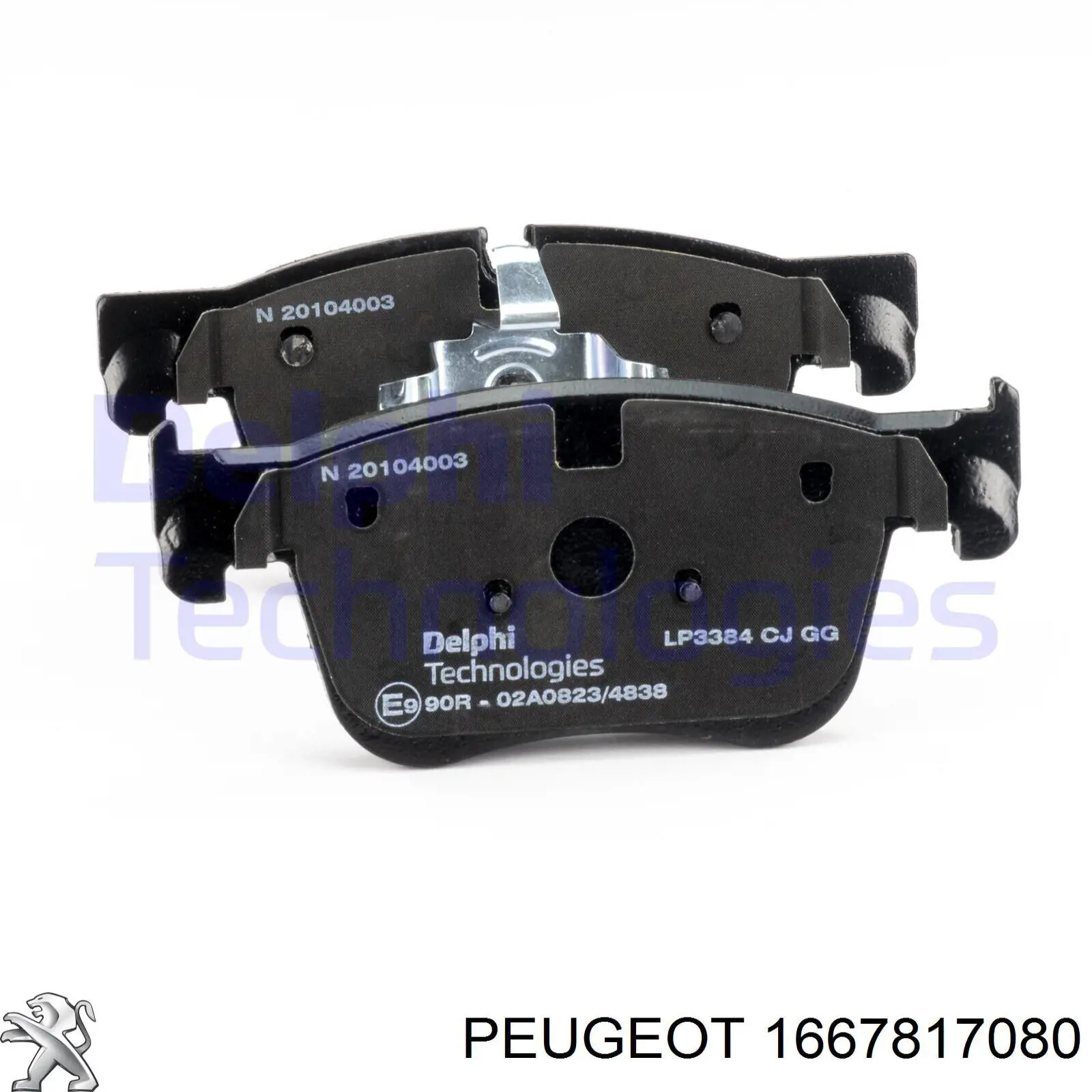 Sapatas do freio dianteiras de disco Peugeot/Citroen 1667817080 preço, a partir de 41,71 USD