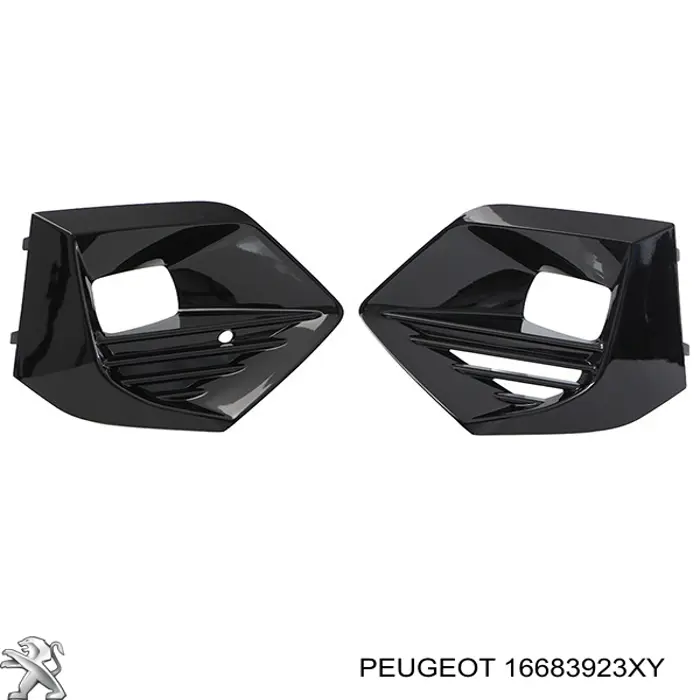 168464289V Peugeot/Citroen Grelha do pára-choque dianteiro