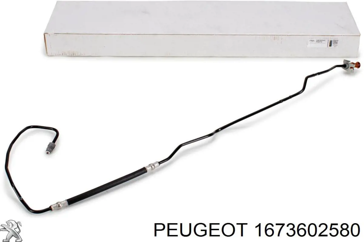 1673602580 Peugeot/Citroen Tubo do freio traseiro direito
