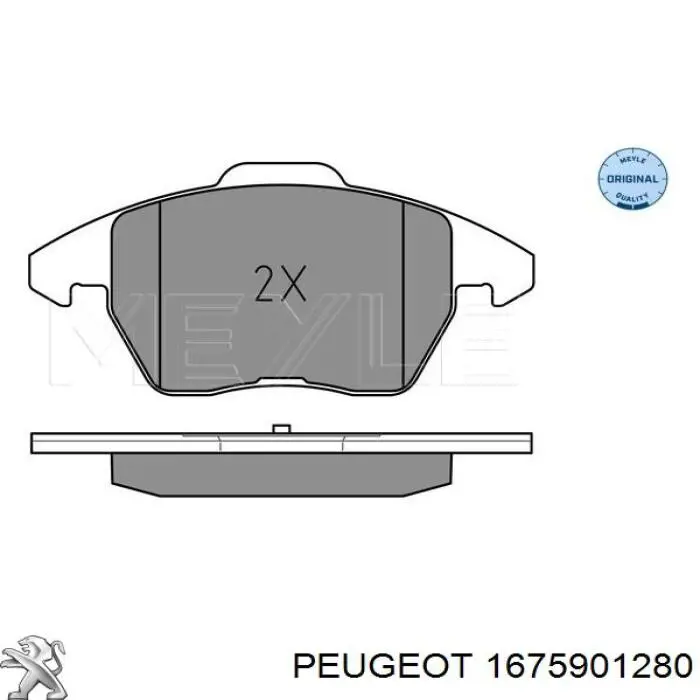 Sapatas do freio dianteiras de disco Peugeot/Citroen 1675901280 preço, a partir de 63,85 USD