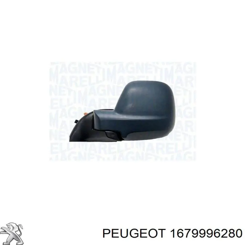 1679996280 Peugeot/Citroen Espelho de retrovisão esquerdo