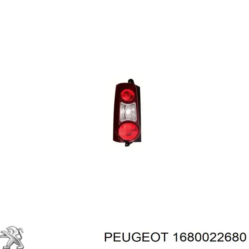1680022680 Peugeot/Citroen Lanterna traseira esquerda