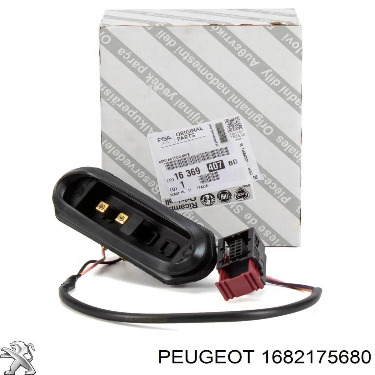 1682175680 Peugeot/Citroen Sensor de fechamento de portas (interruptor de fim de carreira)