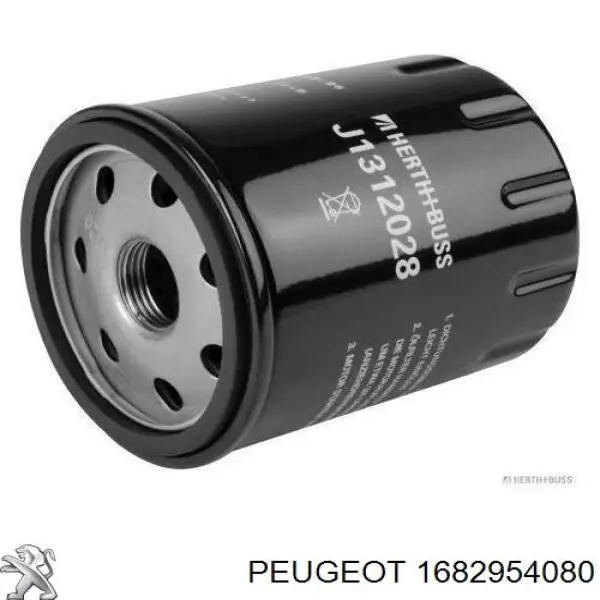 Filtro de óleo 1682954080 Peugeot/Citroen