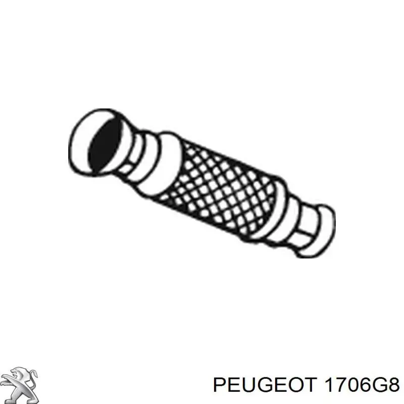 Ondulação do silenciador Peugeot/Citroen 1706G8 preço, a partir de 75,50 USD