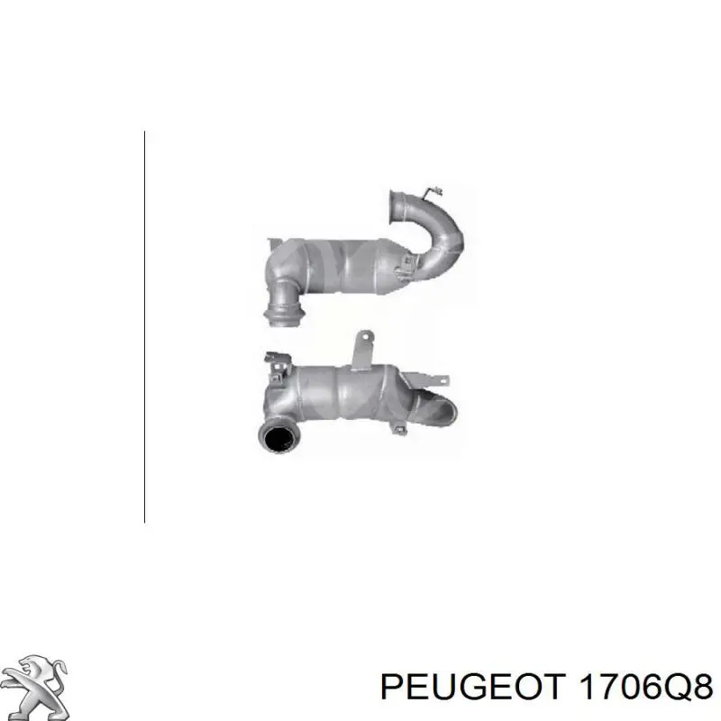Convertidor - catalisador Peugeot/Citroen 1706Q8 preço, a partir de  