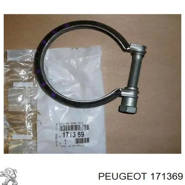 Braçadeira do silenciador traseira Peugeot/Citroen 171369 preço, a partir de 3,82 USD