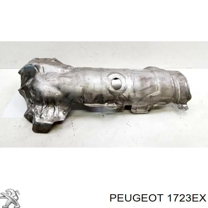 1723EX Peugeot/Citroen Proteção (tela térmica) de tubo coletor de escape