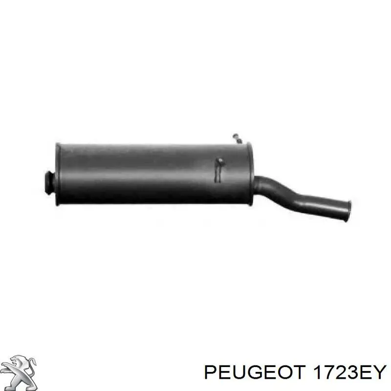 Compre 1723EY Peugeot/Citroen Proteção (tela térmica) de tubo coletor de escape