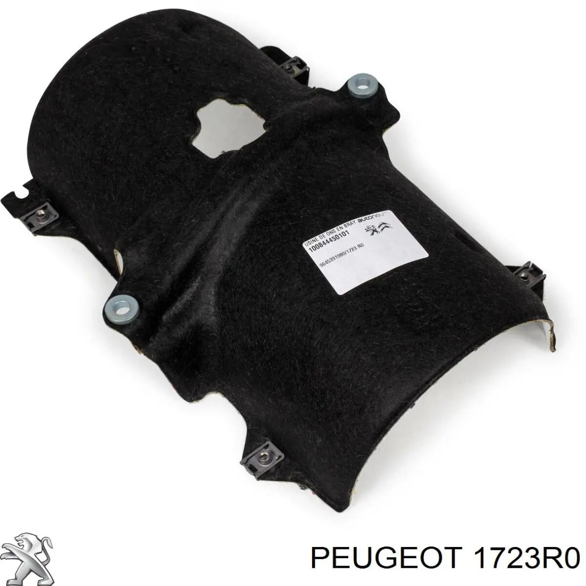 1723R0 Peugeot/Citroen Proteção (tela térmica) de tubo coletor de escape