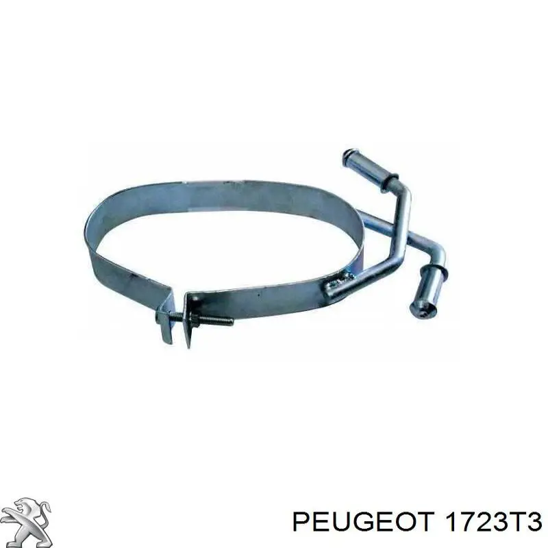 Compre 1723T3 Peugeot/Citroen Proteção (tela térmica) de tubo coletor de escape