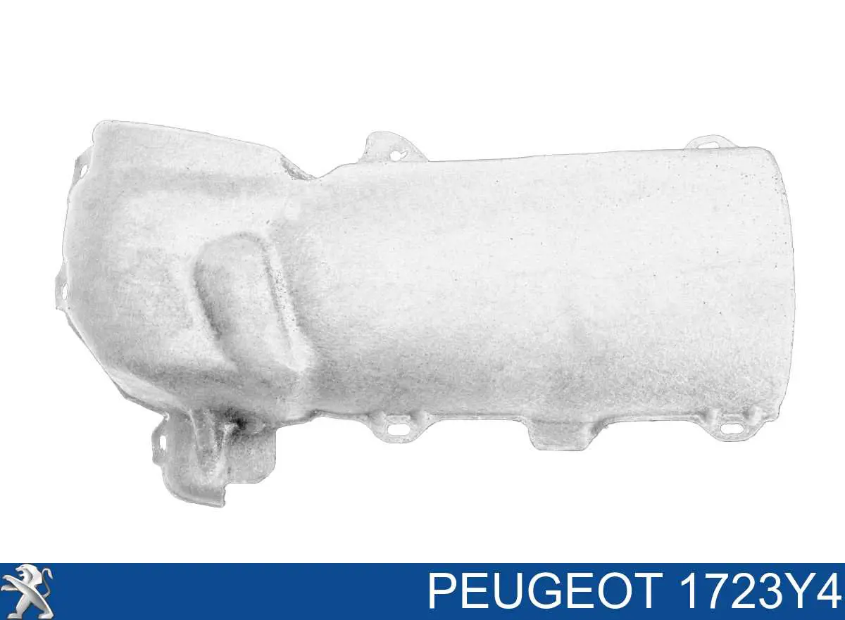 1723Y4 Peugeot/Citroen Proteção (tela térmica) de tubo coletor de escape