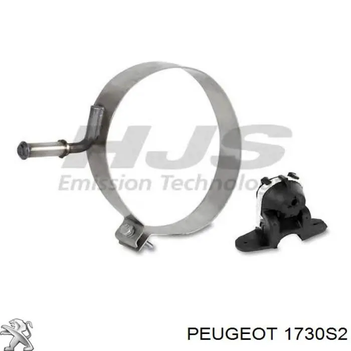 Silenciador, parte traseira Peugeot/Citroen 1730S2 preço, a partir de 106,70 USD