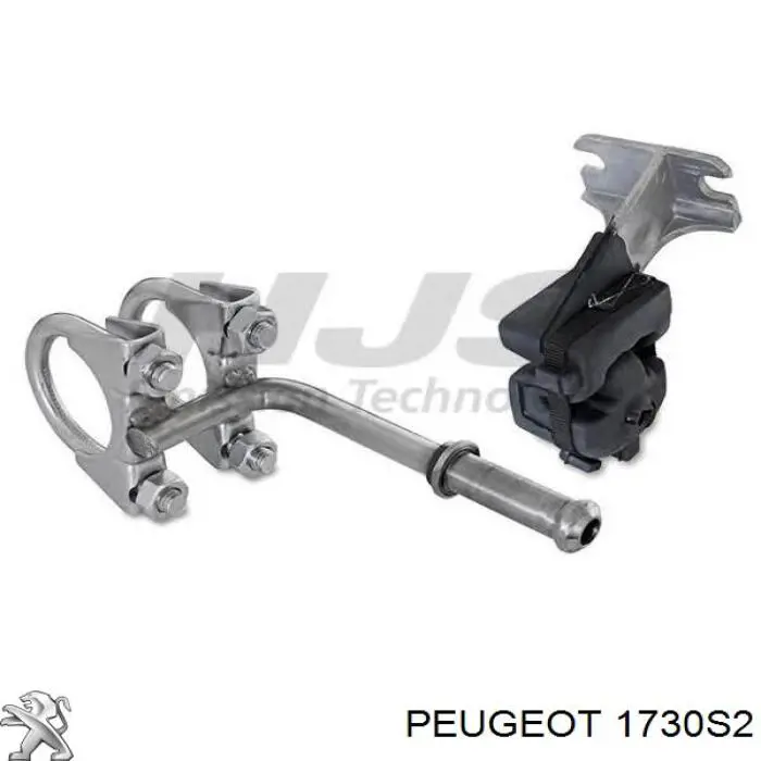 Compre 1730S2 Peugeot/Citroen Silenciador, parte traseira