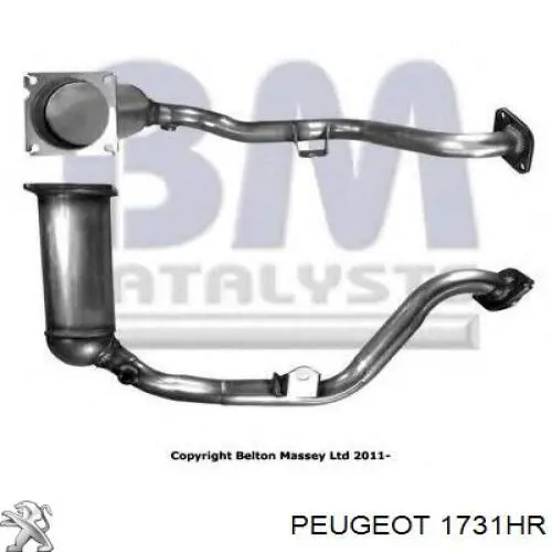 Compre 1731HR Peugeot/Citroen Convertidor - catalisador