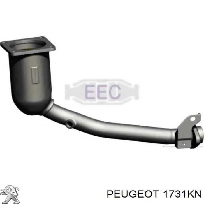 Convertidor - catalisador Peugeot/Citroen 1731KN preço, a partir de 201,18 USD