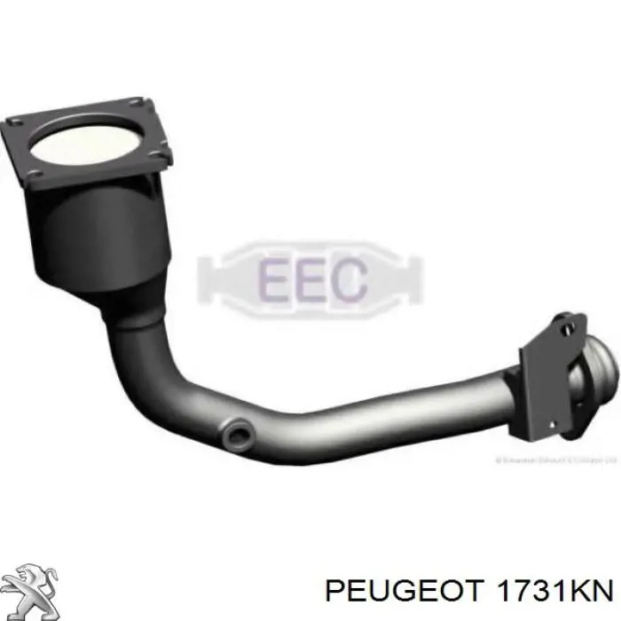 Compre 1731KN Peugeot/Citroen Convertidor - catalisador
