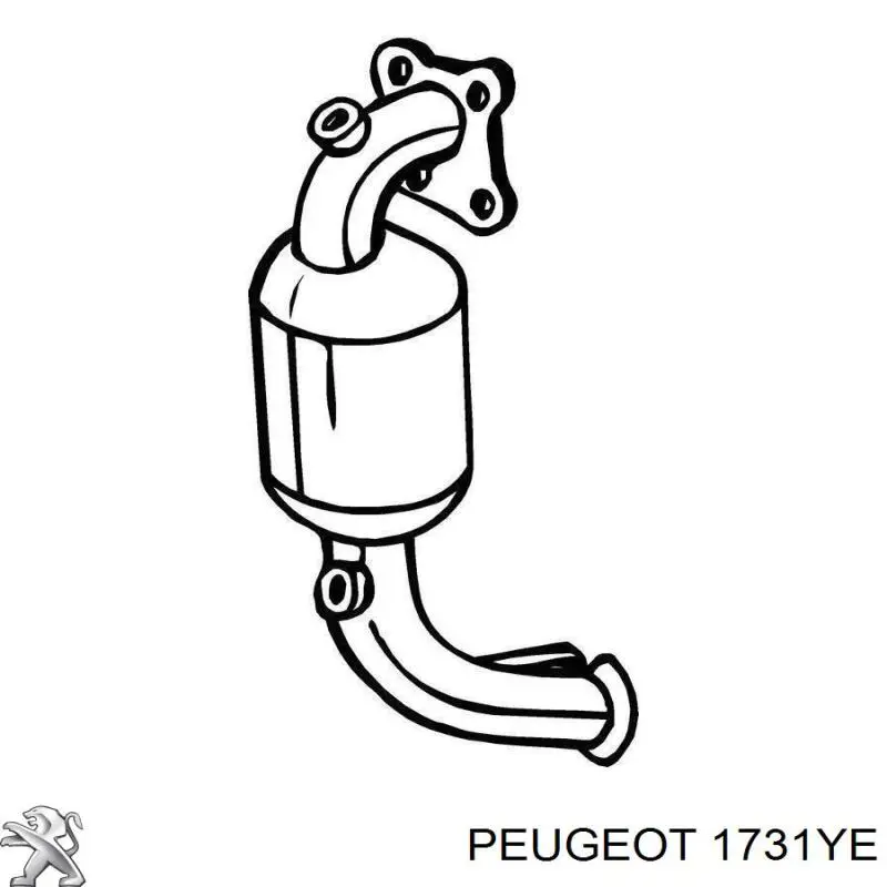 Compre 1731YE Peugeot/Citroen Convertidor - catalisador