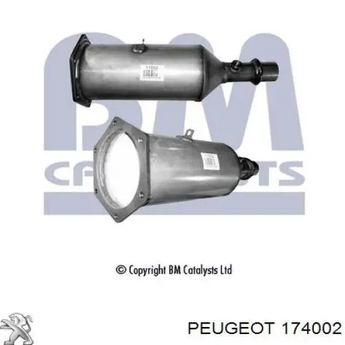 Filtro de partículas do sistema dos gases de escape Peugeot/Citroen 174002 preço, a partir de 235,01 USD