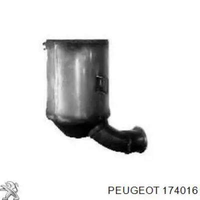 174016 Peugeot/Citroen Filtro de partículas do sistema dos gases de escape