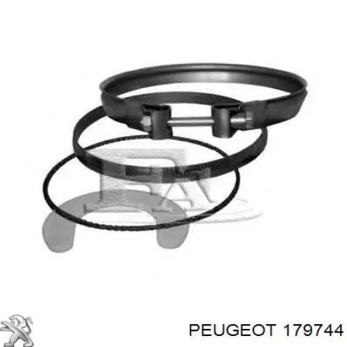 Braçadeira de fixação de catalisador para a turbina Peugeot/Citroen 179744 preço, a partir de 64,63 USD
