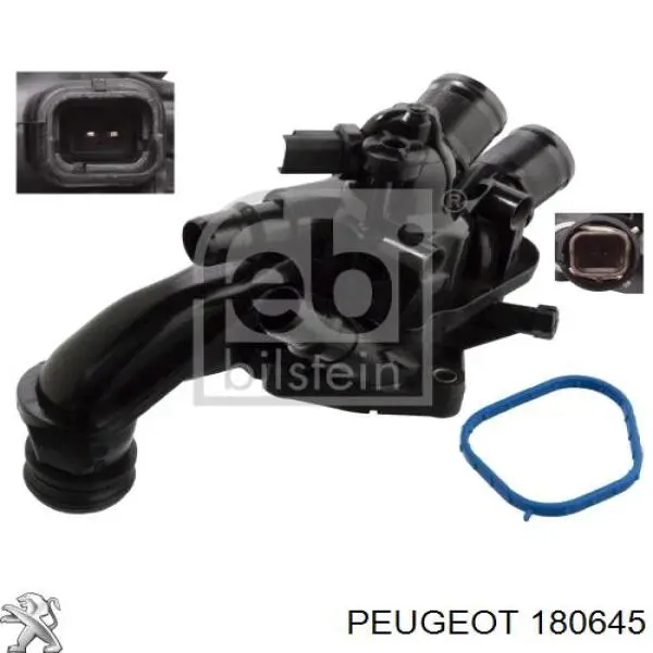 180645 Peugeot/Citroen Coxim (suporte) direito superior de motor