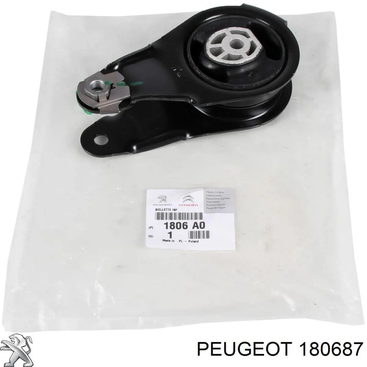 Compre 180687 Peugeot/Citroen Coxim (suporte) traseiro de motor