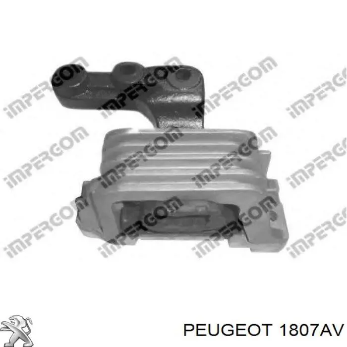 Compre 1807AV Peugeot/Citroen Coxim (suporte) direito superior de motor