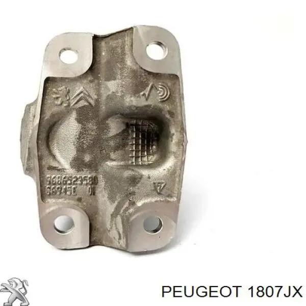 1807JX Peugeot/Citroen Coxim (suporte) traseiro de motor