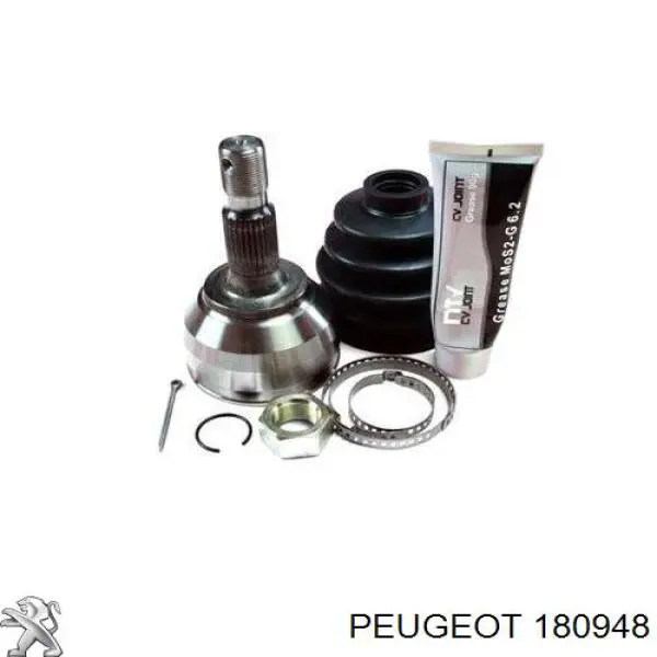 180948 Peugeot/Citroen Bloco silencioso de suporte do coxim dianteiro de motor