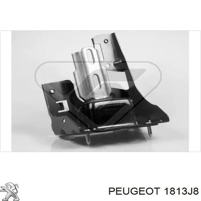 1813J8 Peugeot/Citroen Consola de coxim (apoio) esquerda de motor