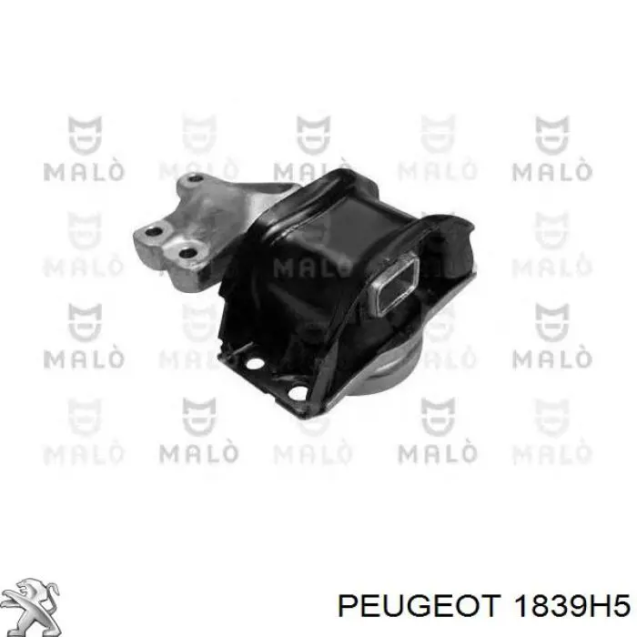 Coxim (suporte) direito de motor Peugeot/Citroen 1839H5 preço, a partir de 60,78 USD