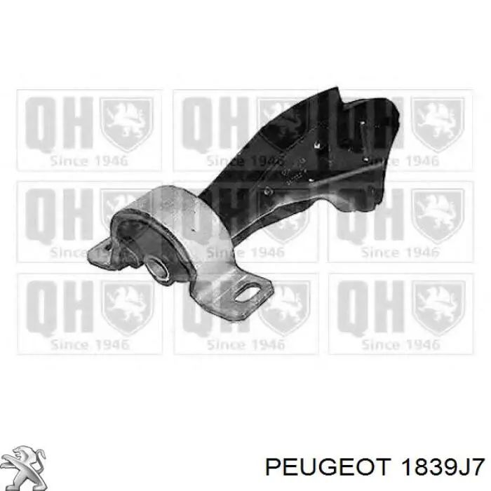 Compre 1839J7 Peugeot/Citroen Coxim (suporte) direito de motor