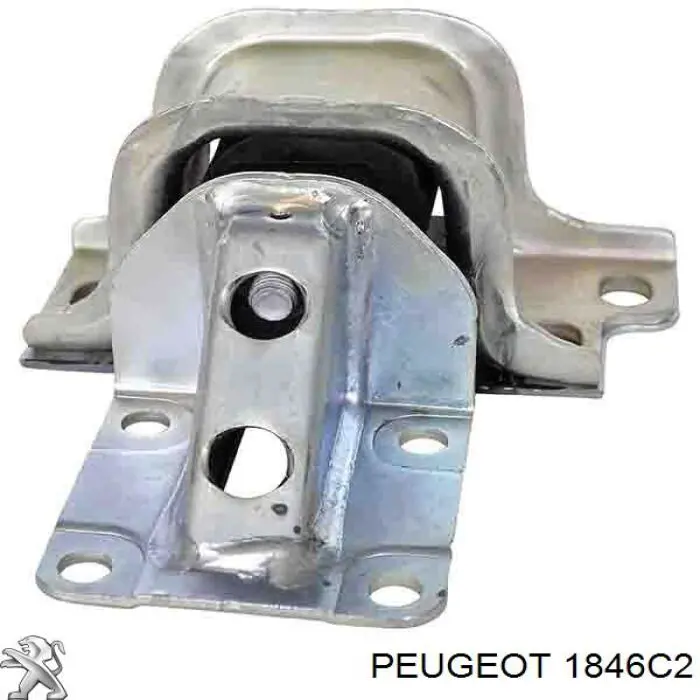 Compre 1846C2 Peugeot/Citroen Coxim (suporte) esquerdo de motor