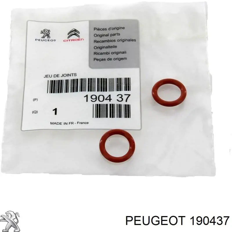 Vedante anular entre a caixa de filtro de combustível e o trocador de calor Peugeot/Citroen 190437 preço, a partir de 8,30 USD