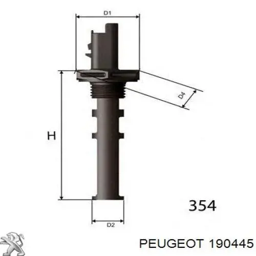 Aquecedor de combustível no filtro Peugeot/Citroen 190445 preço, a partir de 17,27 USD