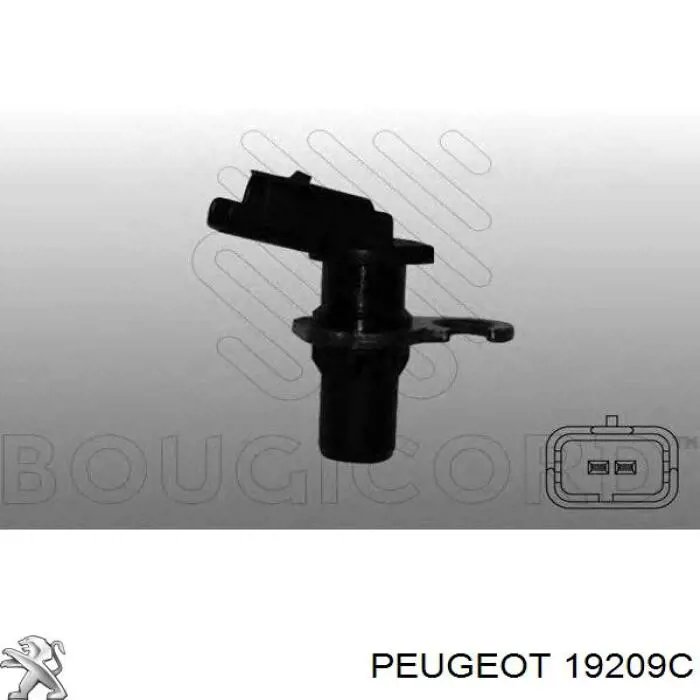 Compre 19209C Peugeot/Citroen Sensor de posição (de revoluções) de cambota